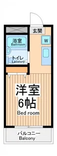 クレスト多摩川【5階】の間取り