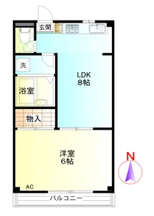 山口ビル【2階】の間取り