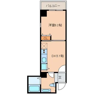 東京都中央区日本橋人形町1【マンション】の間取り