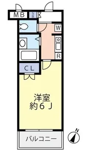 グランヴァン西馬込【2階】の間取り