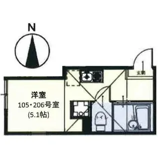 プライムテラス東海大学前 III【2階】の間取り