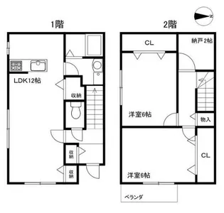 Kハイツの間取り