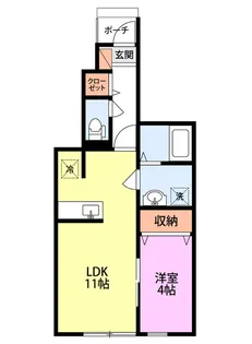 スノーコート天神尾【1階】の間取り