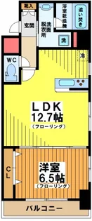 東京都渋谷区笹塚1【マンション】の間取り