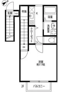アムール Yuki【2階】の間取り