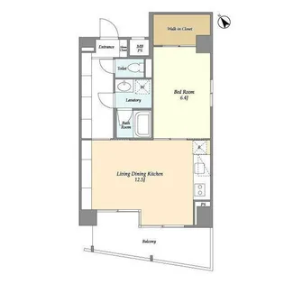 東京都中央区新川2【マンション】の間取り