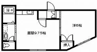 ダイヤハイツ本町【1階】の間取り