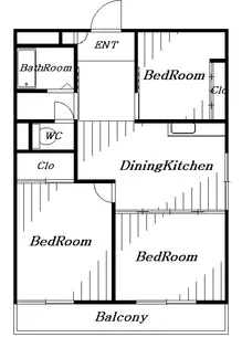 千葉県千葉市中央区春日1【マンション】の間取り