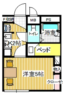 ジュピター取手【1階】の間取り