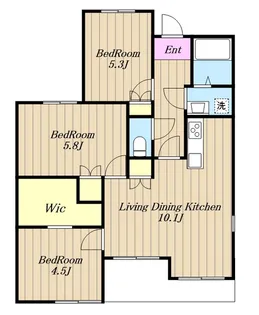 サーパス海老名第3【9階】の間取り