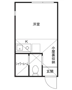 ユナイト菅キャロライン【1階】の間取り