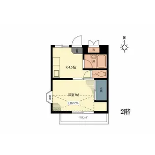 ネオカーサ【2階】の間取り