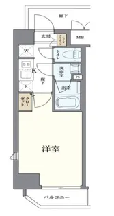 アルティザ東麻布【5階】の間取り