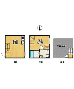 mix【1階】の間取り