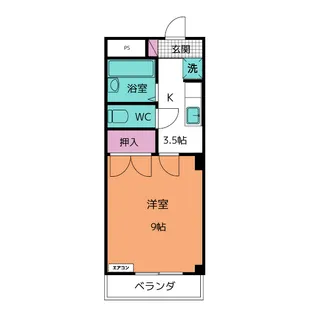 杉浦マンション【3階】の間取り