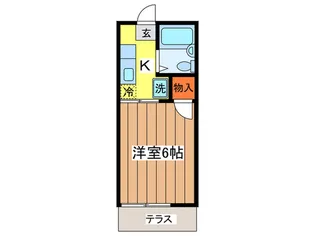 グランデュールポンム【1階】の間取り