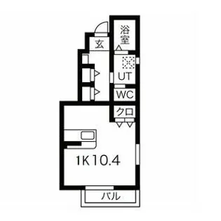 ESPERANZAD棟【1階】の間取り