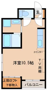 れいわん船岡【1階】の間取り