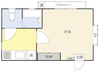 メゾンド東長崎【1階】の間取り