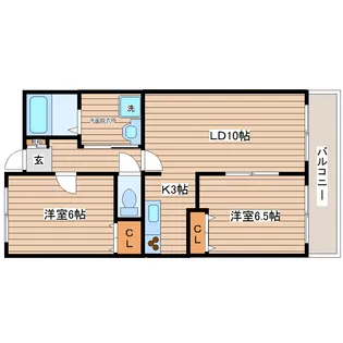アルバ市名坂【5階】の間取り
