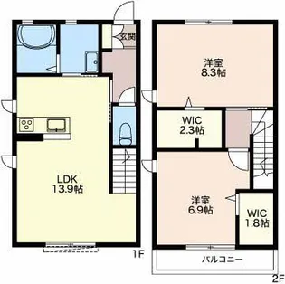 メゾンブランシュの間取り