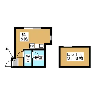 ユナイト追浜アクロポリス【2階】の間取り