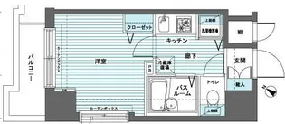 トーシンフェニックス日本橋兜町弐番館【6階】の間取り