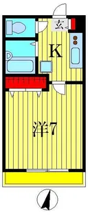 MELLOW RESIDENCE【3階】の間取り