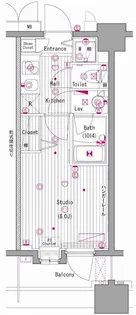 グランド・ガーラ横濱元町【10階】の間取り