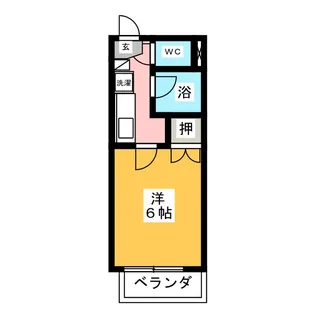 サープラスワン萩 B【1階】の間取り