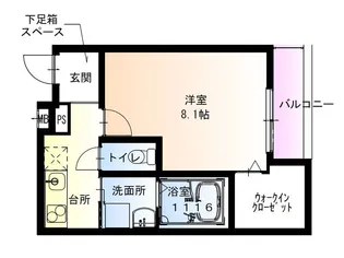 フジパレス服部南町【2階】の間取り