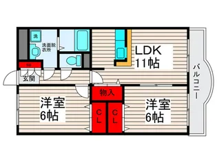 グレ-スマンション【3階】の間取り