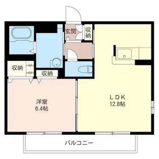 アーバンハイツ弐番館【2階】の間取り