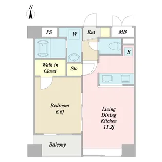 ウェルテクス【2階】の間取り