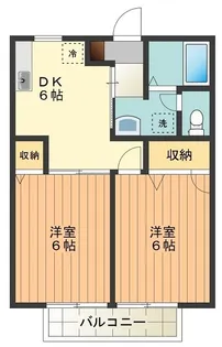 サントゥールB【2階】の間取り