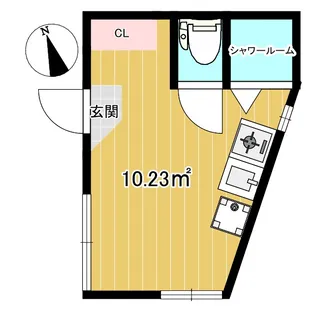 Grandia高田馬場WEST【1階】の間取り
