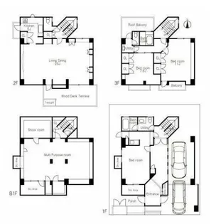 西麻布3丁目Bハウスの間取り