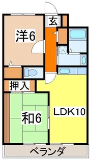 メゾンクラブYOU【3階】の間取り