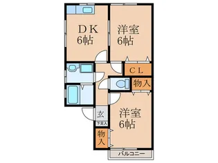 Primrose I【1階】の間取り