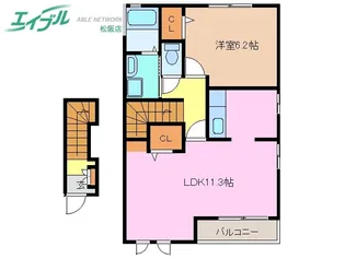 パサージュ【2階】の間取り