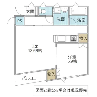コーキマンション K-4【2階】の間取り