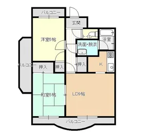 マーベラス2000【6階】の間取り