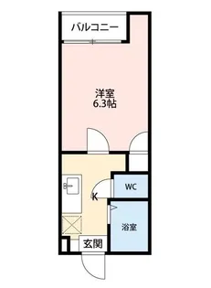 リノガーデン町屋【2階】の間取り