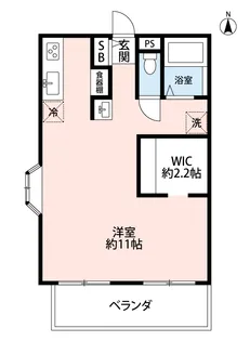 ウエストンハイツ【1階】の間取り