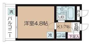 ハイシティ北千束【4階】の間取り