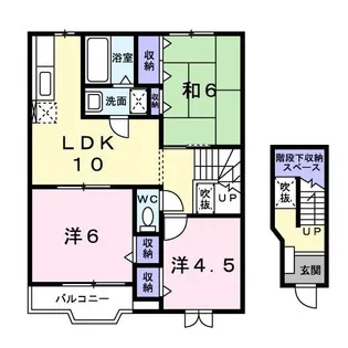 メゾンソルトヴァリー【2階】の間取り