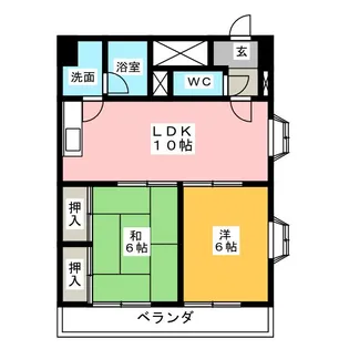 ヴァンベールM【2階】の間取り