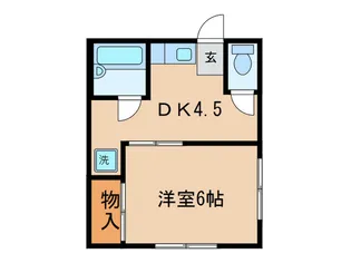 ケイエムハイツ【1階】の間取り