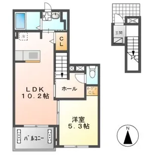 コンフォートV【2階】の間取り