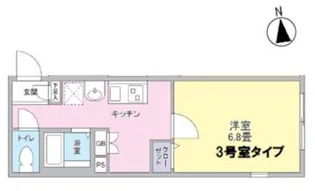 tarina桜上水【4階】の間取り